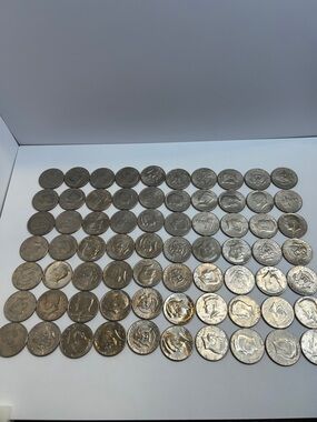 Large Estate Sale Kennedy Half Dollars Coin Lot Face Value $35 Coin Collection